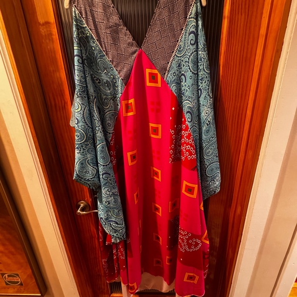 Colorful Patchwork Dress - Picture 2 of 3